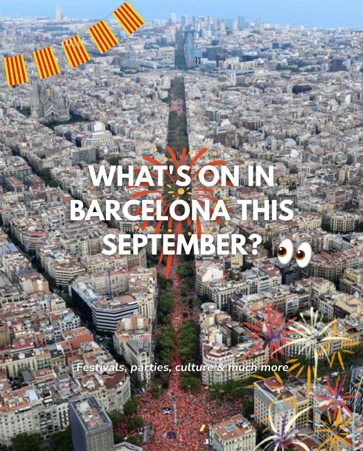 September in Barcelona is anything but boring 🎇 From street festivals and outdo