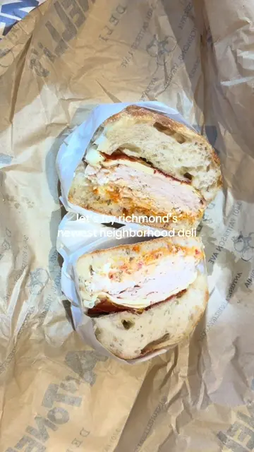 i got the liam. (smoked turkey, crispy speck, fontina, bomba calabrese, duke's m