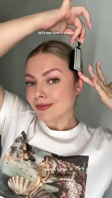 i think it’s cuuute 💗 #hairtok #hairstyle #hairstyletutorial #hairhack #hairtri