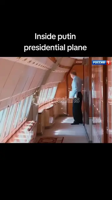 Rare Look Inside a Presidential Plane ! #aircraft #putin #russia #politics #war 