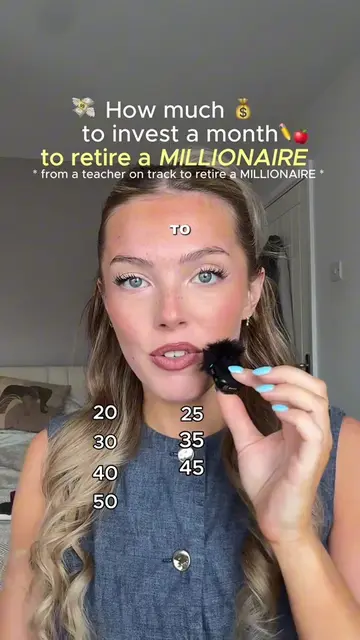 HOW MUCH YOU WOULD NEED TO INVEST BY AGE TO RETIRE A MILLIONAIRE !  @msellyphant