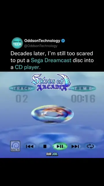 Follow us @oddsontechnology for more tech archives and tech videos. Sega Dreamca