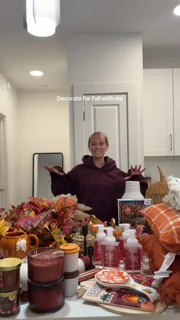Decorate for fall with me🤎🍁 @Hobby Lobby @target #fall #fallvibes #falldecor #