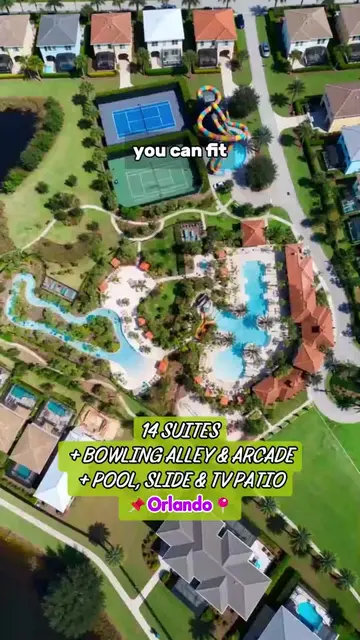 You can fit all 40 members of your family into this 14-bedroom Orlando mansion..