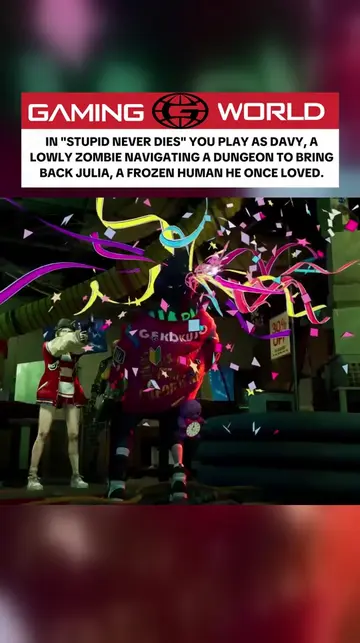 "Stupid Never Dies" is an action RPG where you play as Davy, a lowly zombie navi