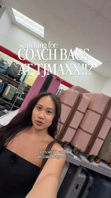 still waiting on my luck for finding an actual coach bag at tjmaxx 😭👏🏼 for no