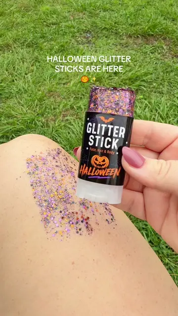 So cute 🎃✨😭 #glitterstick #bodyglitter 