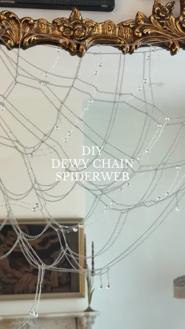 summoning my spooky diy friends 🌚🔗⭐️ #halloween #halloweendecor #diyhalloween 