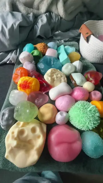 squishy bath time ✌️🥰 #squishy #fyp #crunchysquishy #asmr 