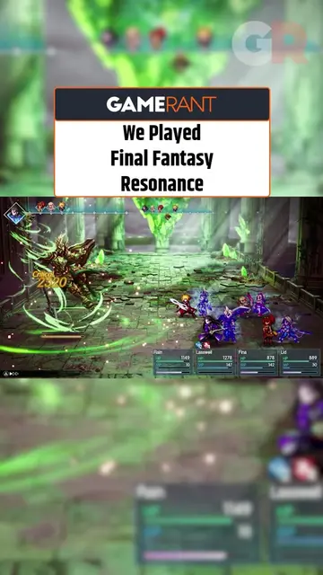 GameRant went hands-on with Final Fantasy Resonance at Gamescom, Square Enix's f