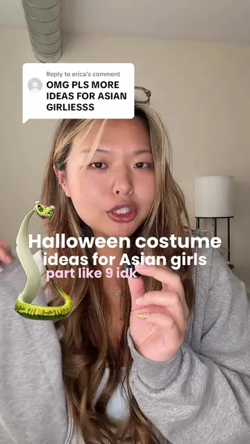 Replying to @erica MORE HALLOWEEN COSTUME IDEAS FOR MY ASIAN GIRLS I GOT YOU GUY
