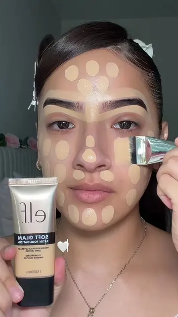 🤍GRWM🤍 @e.l.f. Cosmetics soft glam foundation  @SACHEU Beauty US jumbo peel of
