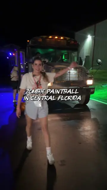 The Zombie Paintball Assault at SCREAM-A-GEDDON 📍 Dade City, Florida ride a mod