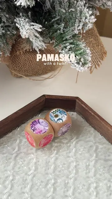 Pagaling nalang sa pagbola mga inaanak! 🤣😙 — Pamasko with a twist! #moneydice 