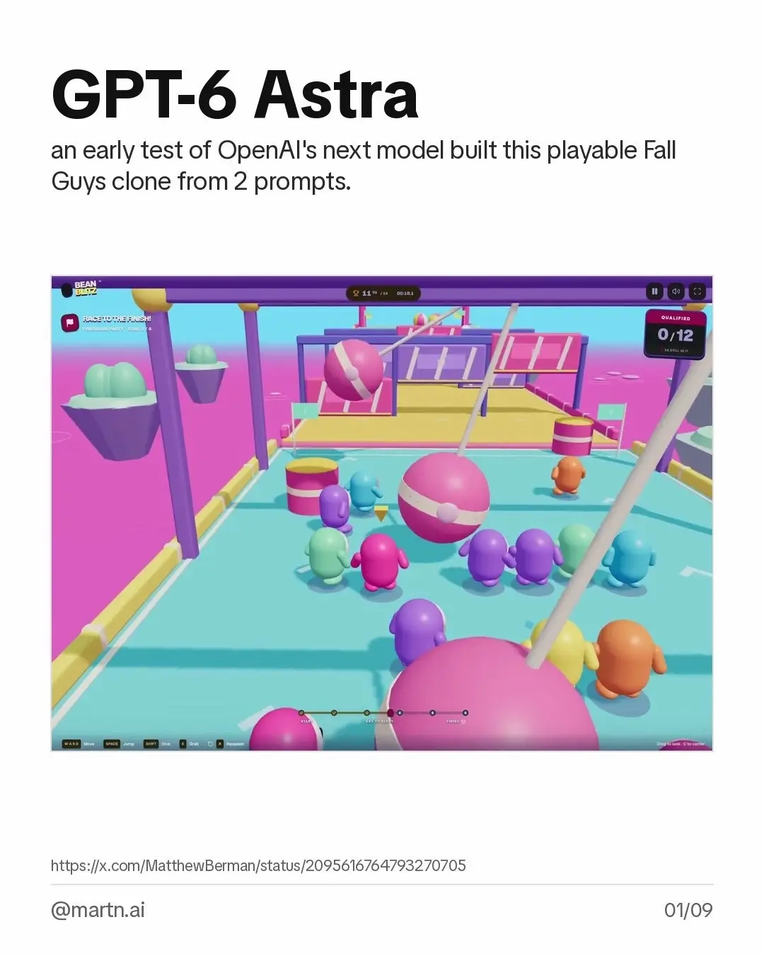 GPT-6 Astra just made prompt-to-playable feel real. Early-access tests include a