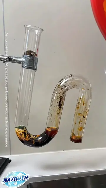 Watch your drain flow again! #natruth #fyp #cloggeddrain #cleaningtips #viral