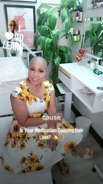 l've learned that some medications can trigger hair shedding, so always check wi
