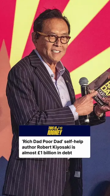 ‘Rich Dad Poor Dad’ author Robert Kiyosaki says he is almost £1 billion in debt,