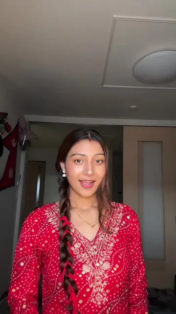 Happy Teej everyone ❤️✨ Thank you beautiful girls, for joining this trend with m