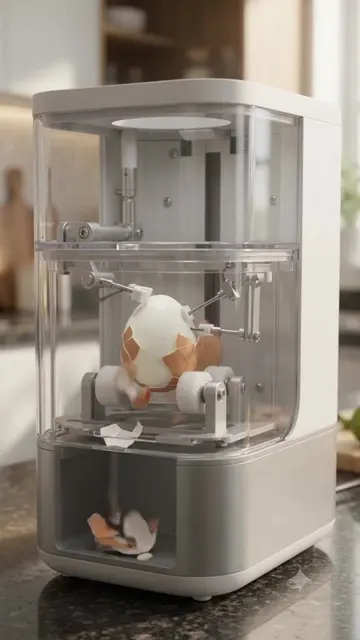 Imagine placing fresh eggs into a machine and getting perfectly boiled, smoothly