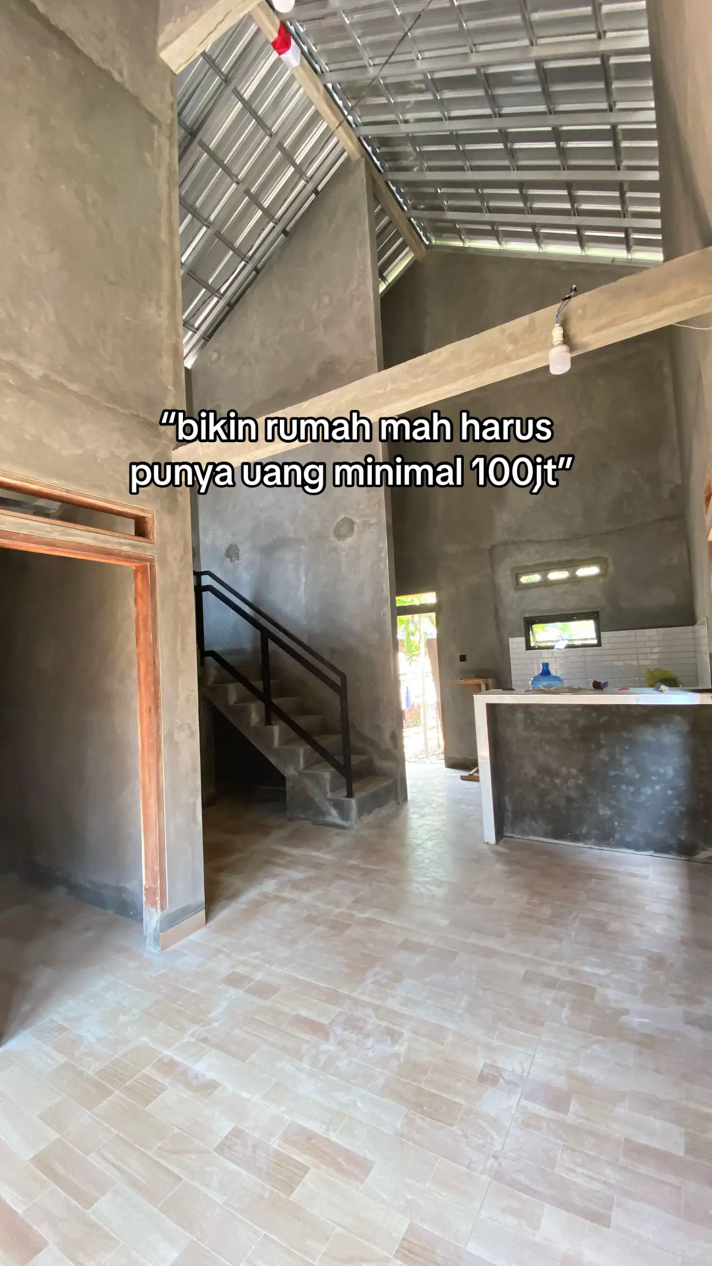 Ini cuma MATERIAL nya ya blm TUKANGNYA ya😁🙏🏻 #rumahminimalis #budgetrumah 