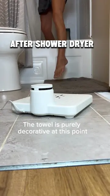 Body Dryer Your towel is basically just for decoration now. 😂 Step on, choose h