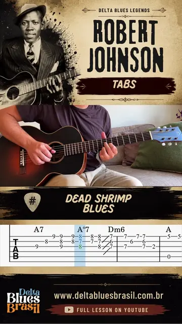 🎸 Dead Shrimp Blues — Robert Johnson Playing this classic Delta Blues song with