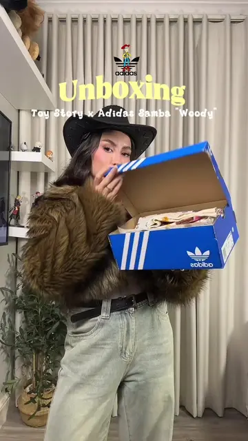 Unboxing Toy Story Adidas shoes 🤠👟🤎✨..  خصم 96 ريال على كل شوز وكود  الخصم KS