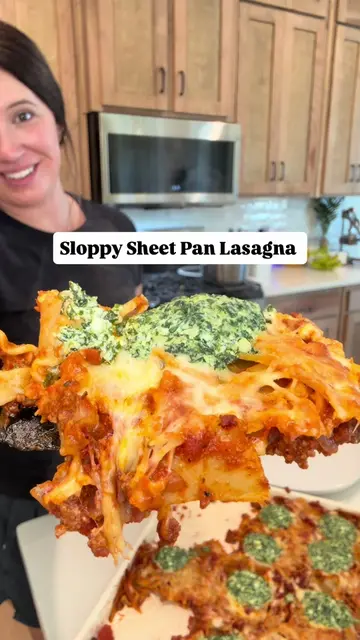 This viral Sloppy Sheet Pan Lasagna is truly a top notch weeknight recipe…. But 