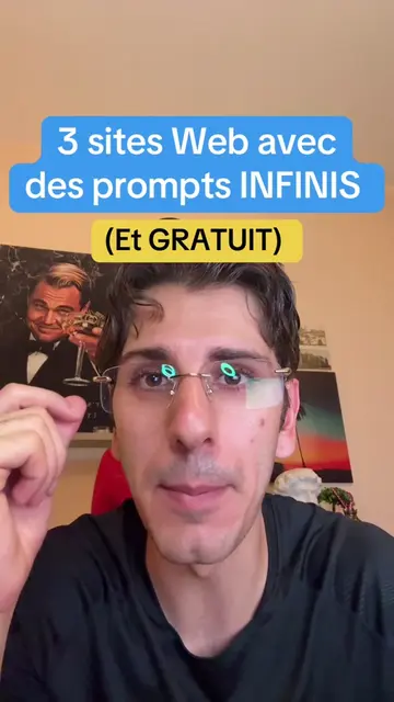 3 sites internet avec des milliers de prompts IA #prompts #promptschatgpt #ia #i