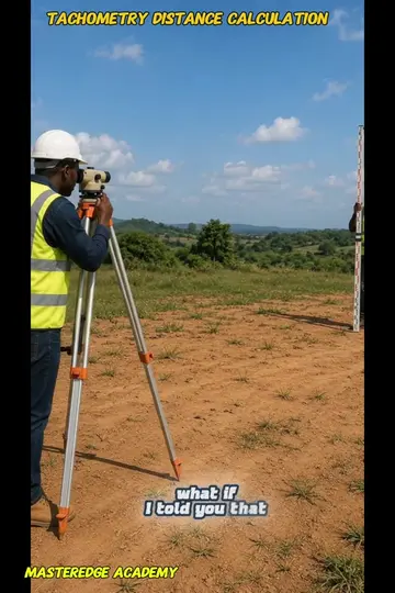 Tacheometry Distance Calculation Made Easy | Surveying Tutorial Learn tacheometr