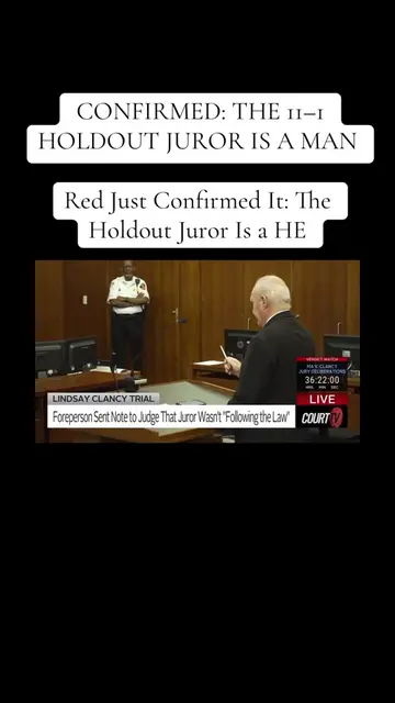 For everyone still saying “we don’t know if the holdout juror is a man or a woma