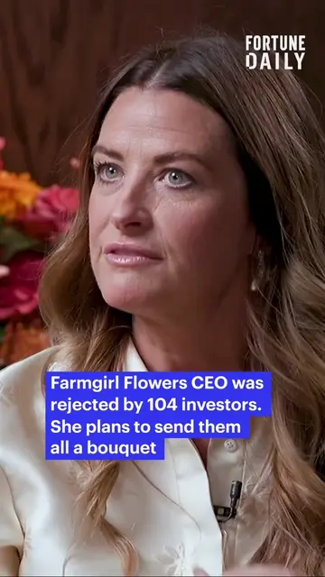 Farmgirl Flowers founder Christina Stembel joined the Fortune Daily Show to disc