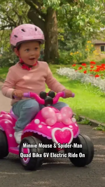 Get ready for your next adventure on the Quads Bike 6V Ride-On! 🏍️✨ Choose betw