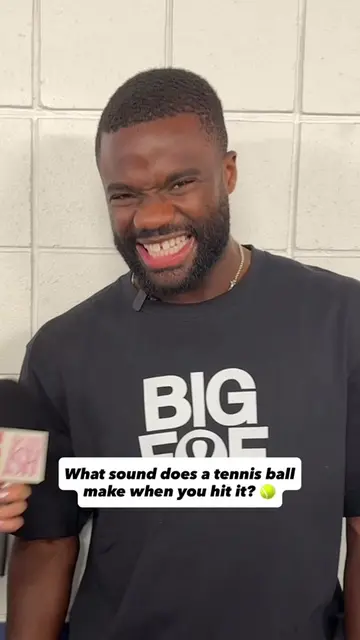 #FrancesTiafoe is bring the BOOM. Who had the best sound? 😂 @Sports(ish) Watch 