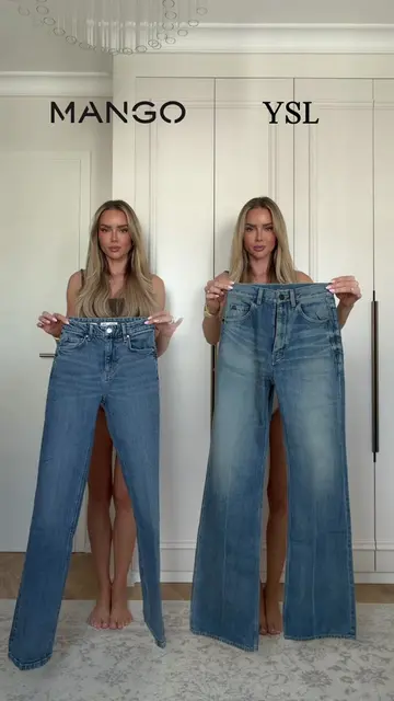 angeblich sagt man, dass die Mango Jeans der YSL Jeans sehr ähnlich sei, wie seh