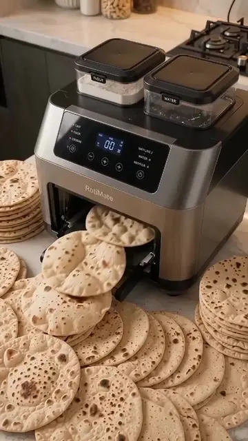 Automatic Roti Maker! 🤖 Flatbread Machine You Need To See #KitchenGadgets #Smar