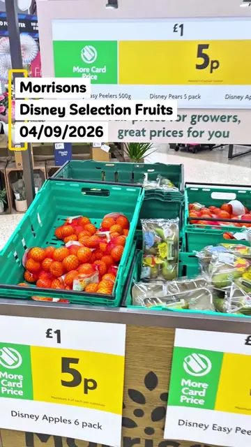 Morrisons Disney Fruit Selection - Price is only 5 pence | September 2026 | #mor