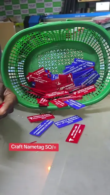 Nametag printing in Nairobi Kenya || Handmade craft Nametags and school Badges s