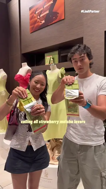 A matcha, fashion, and chocolate lover’s dream! @Lindt Chocolate USA #LindtPartn