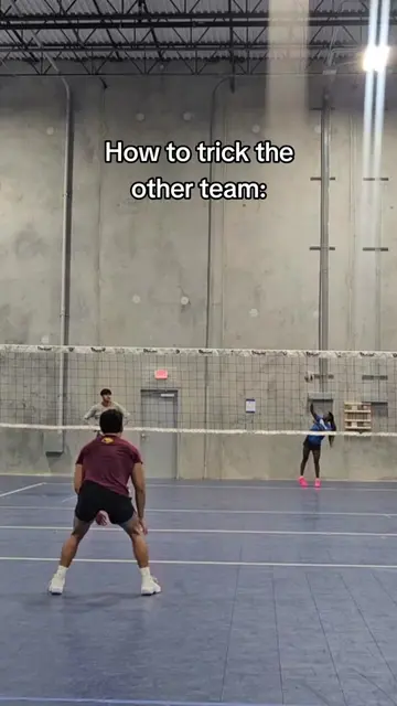 Did I trick YOU? #volleyball #volleyballserve #volleyballgame #volleyballtips 
