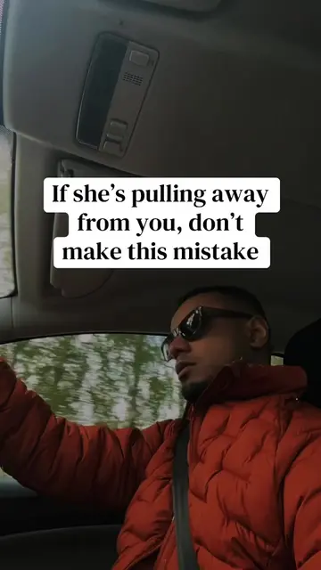 If she’s pulling away from you, don’t make this mistake 👇 You can feel it befor