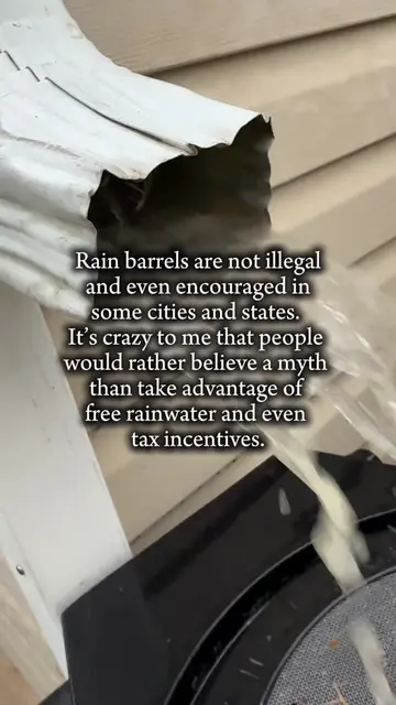 💧 STOP letting FREE water leave your property every time it rains. 🌧️ 🏡 Rain 