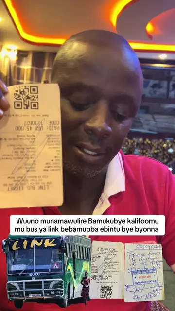Wuuno munamawulire Bamukubye kalifoomu mu bus ya link bebamubba ebintu bye byonn