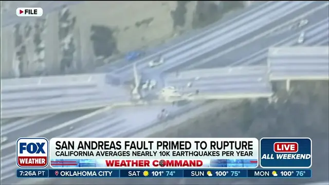 EARTHQUAKE WATCH 🌎: A new study suggests California's San Andreas Fault may be 