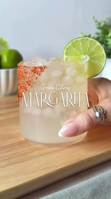 This might just be my new favorite margarita 🍋‍🟩🍵✨ #ad Meet the Green Citrus 