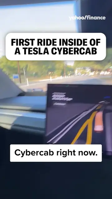 Tesla Cybercab first look. 👀 