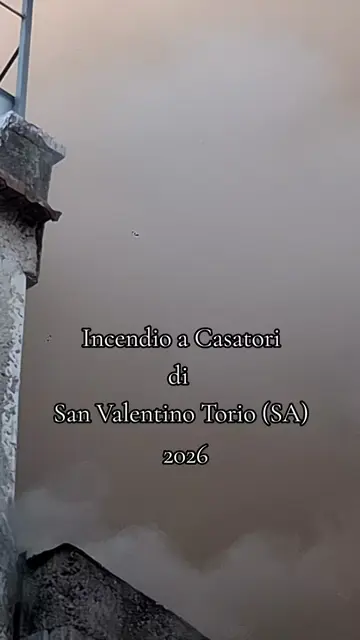 Incendio a Casatori di  San Valentino Torio (SA) 2026 #fyp #andiamoneiperte #for