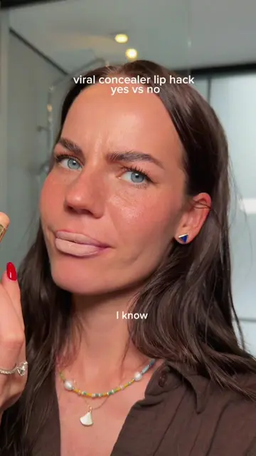 Not all makeup hacks actually work 🫣 If you want milky, concealer lips, try thi