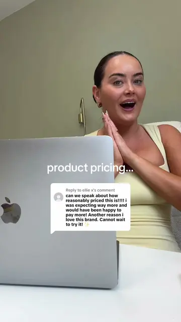 Replying to @ellie x feedback on our product pricing! #productpricing #business 
